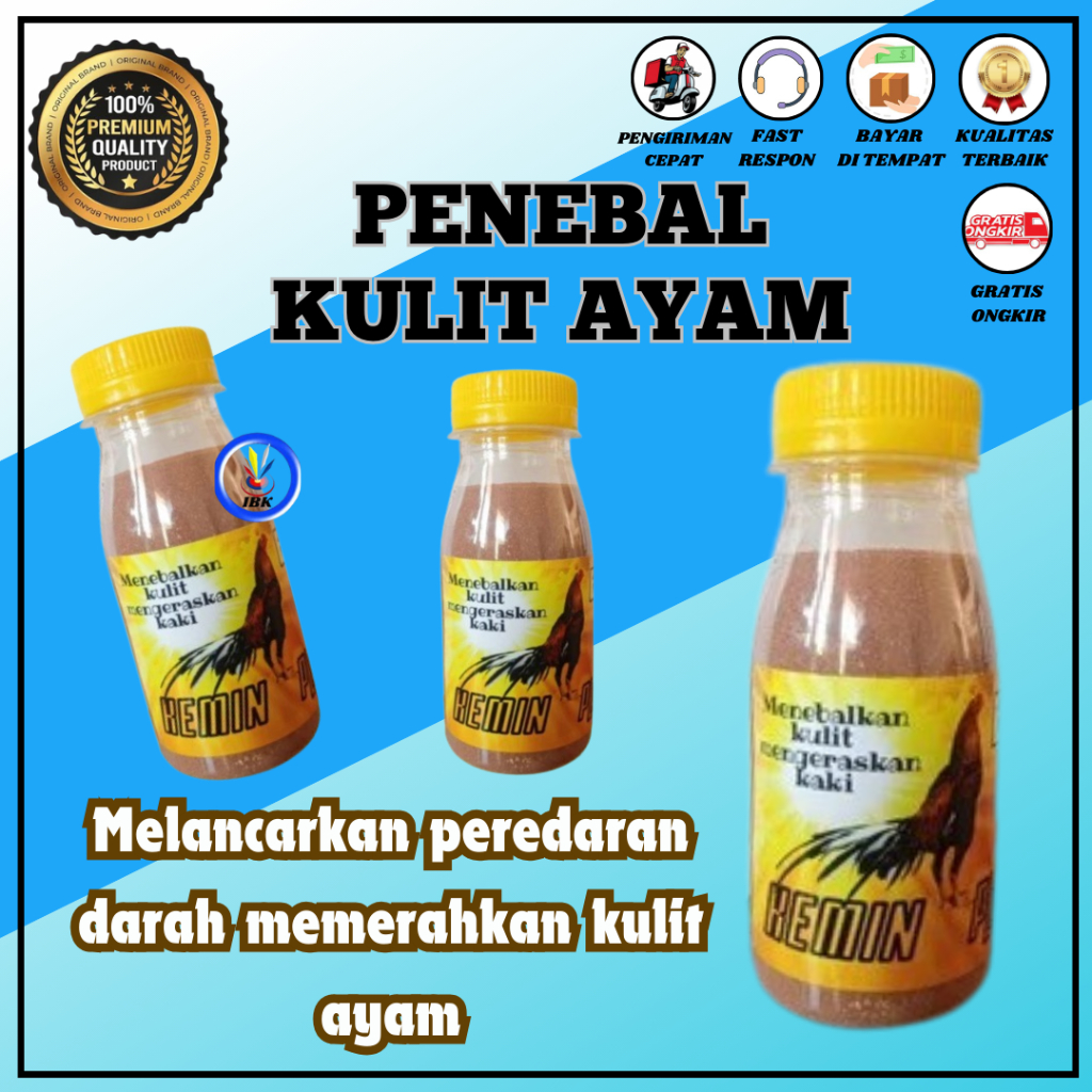 kemin ayam penebal kulit ayam.pengeras kaki ayam pemerah kulit ayam KEMIN SERBUK IBK_123