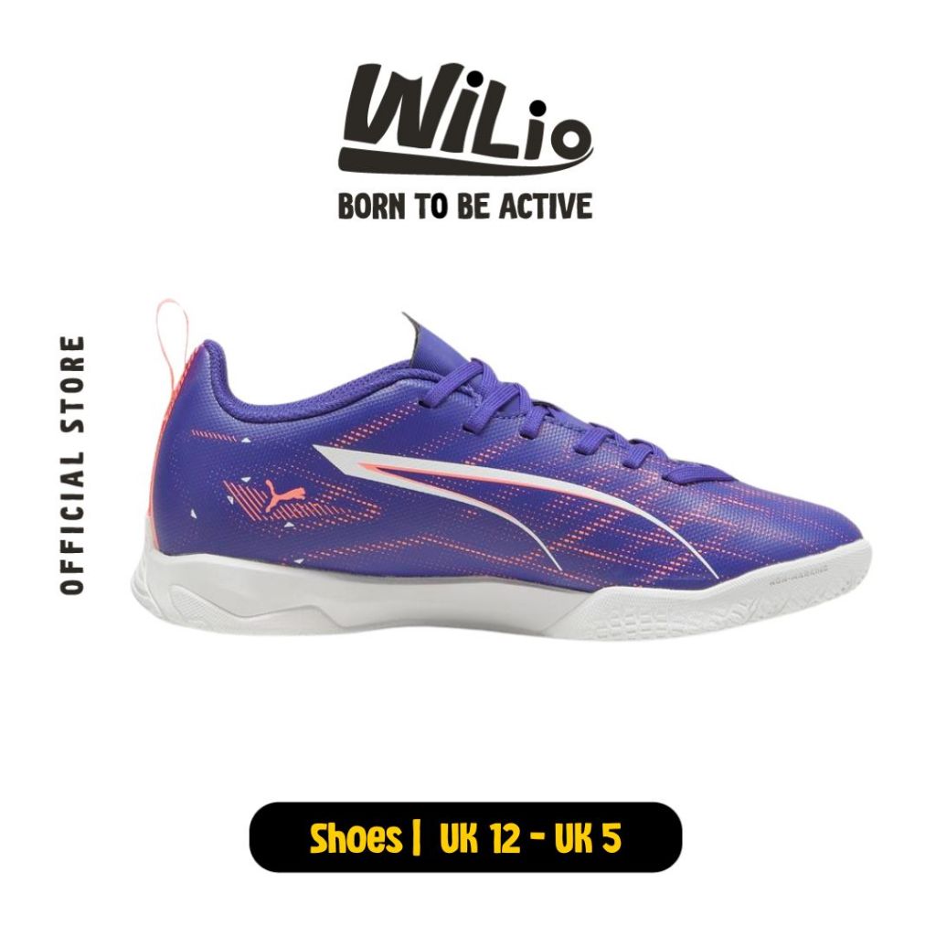 Puma Ultra 5 Play It Jr Lapislazuli 10791301 - Sepatu Futsal Anak (Biru)