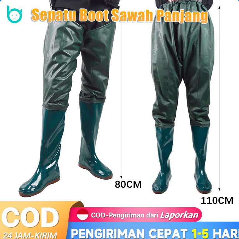 KODE S38C CODSepatu Boot Sawah Panjang Pria Anti Air Impor Waterproof Sepatu Bot Tinggi Sepatu Boots