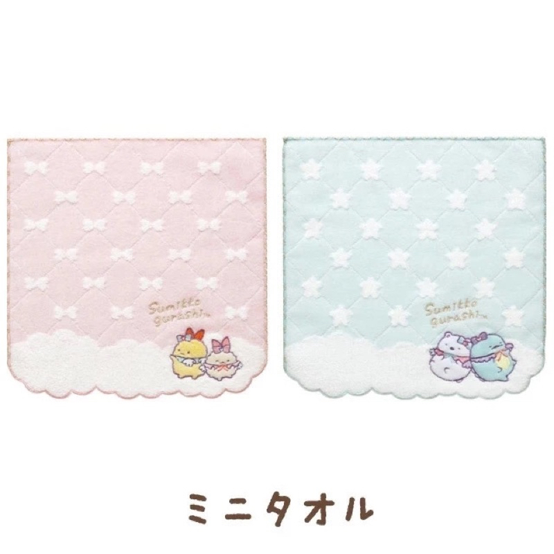 Handkerchief San-X Sumikko Gurashi Angel Ebiten Idol EbiFurai No Shippo Mini Towel Saputangan Handuk