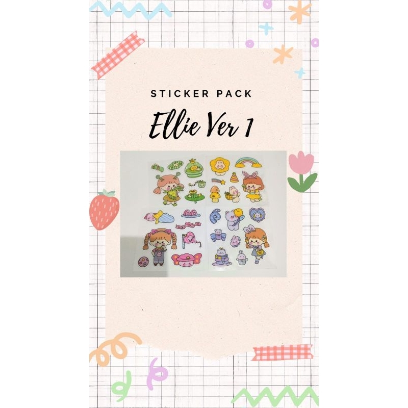 

Sticker Pack Ellie Ver 1 Anti Air Scrapbook/Journal/DIY