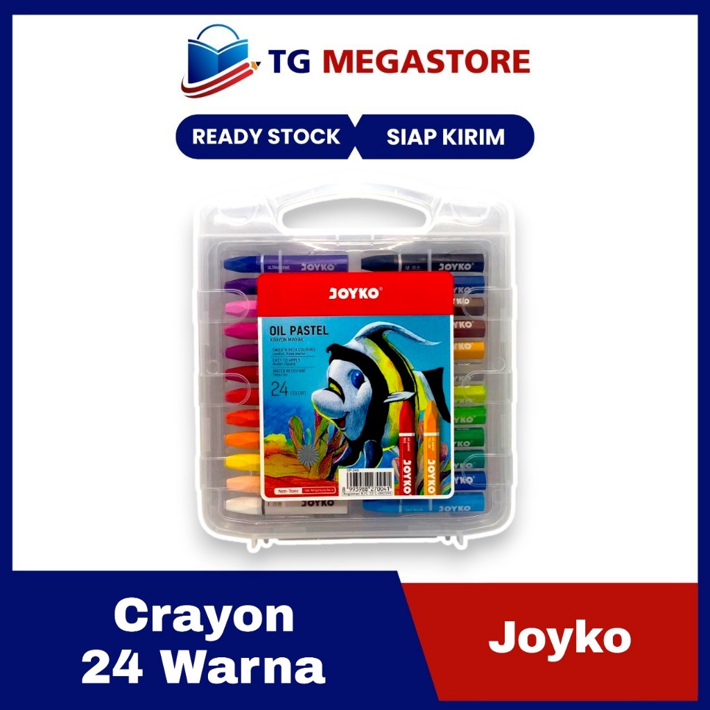 

Crayon Joyko 24 Warna / Crayon Anak Lengkap
