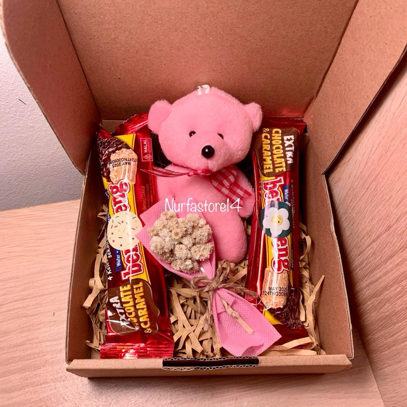 

Promo 7.7 Hampers Snack Box Giftbox/Kado Pink Series/Kado Valentine/Kado Ulang tahun/Surprise/Hadiah