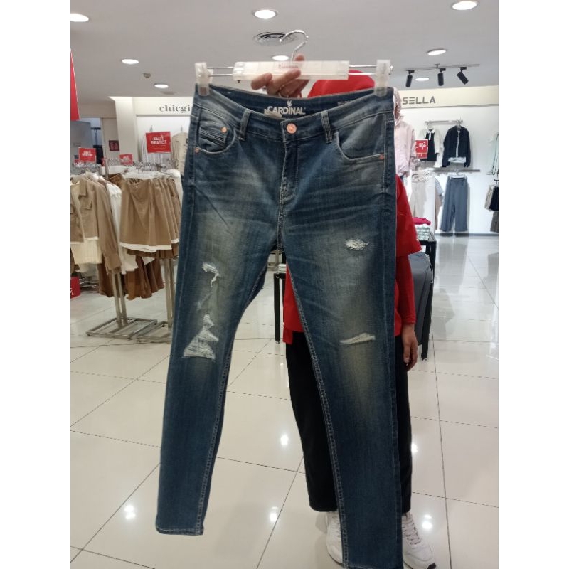celana jeans wanita, model sobek CARDINAL GIRL PROMO 100% original