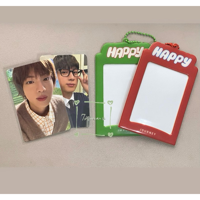 [Ready Stock] BTS Jin Happy Photocard & Card Holder - Official - Read Description