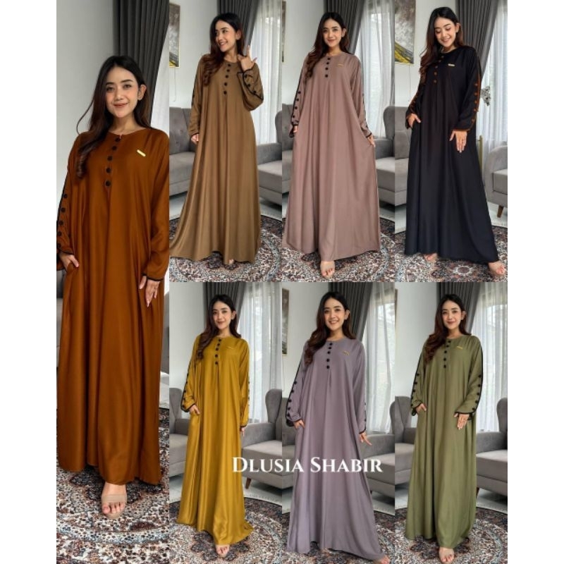 DLUSIA DRESS SHABIR BIG SIZE dlusia dress jakarta selatan