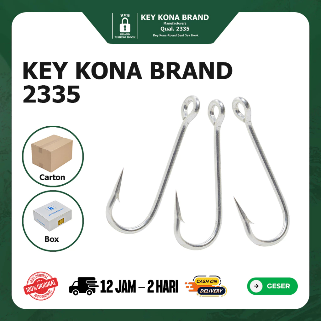 KAIL PANCING KEY KONA BRAND KKB 2335 ISI 100PCS JAPAN QUALITY