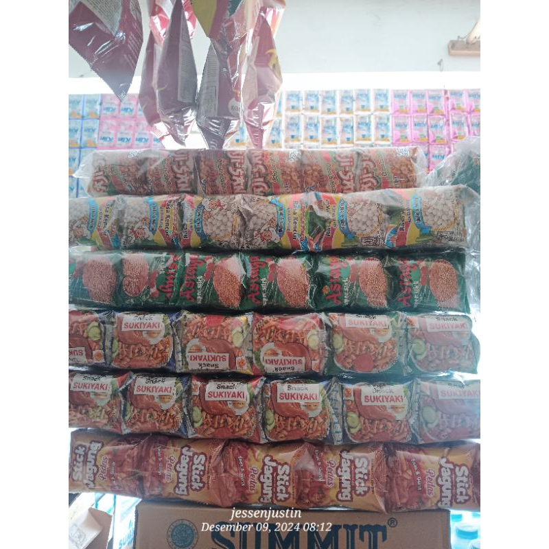 

snack gurih ajisuka/ajisan seblak cianjur pilus kencur