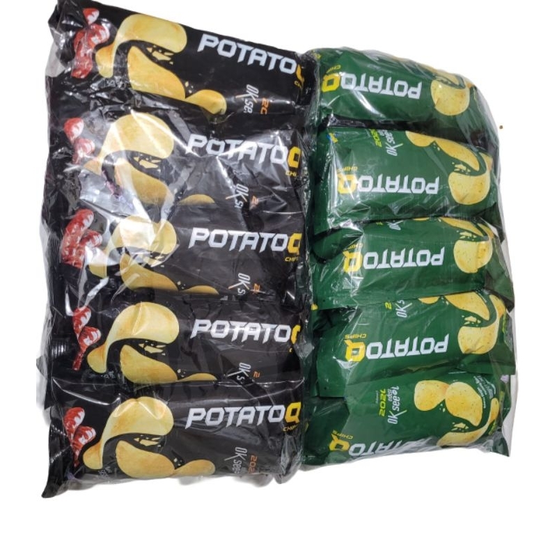 

Potato Q Kentang Chips 22g 1 pack isi 10 pcs