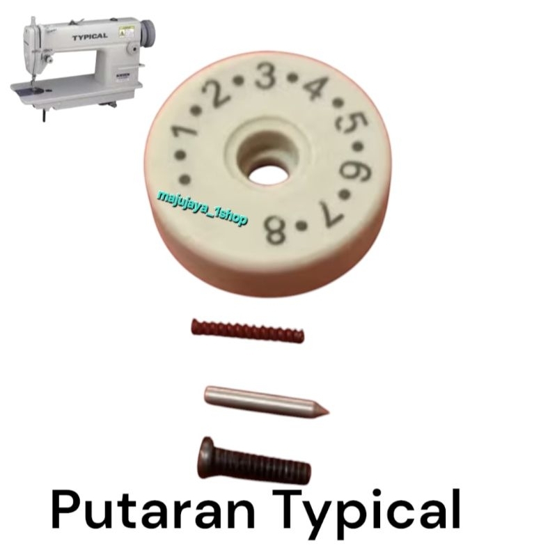 Putaran Typical+Per+Pen +Baut Mesin Jahit Typical