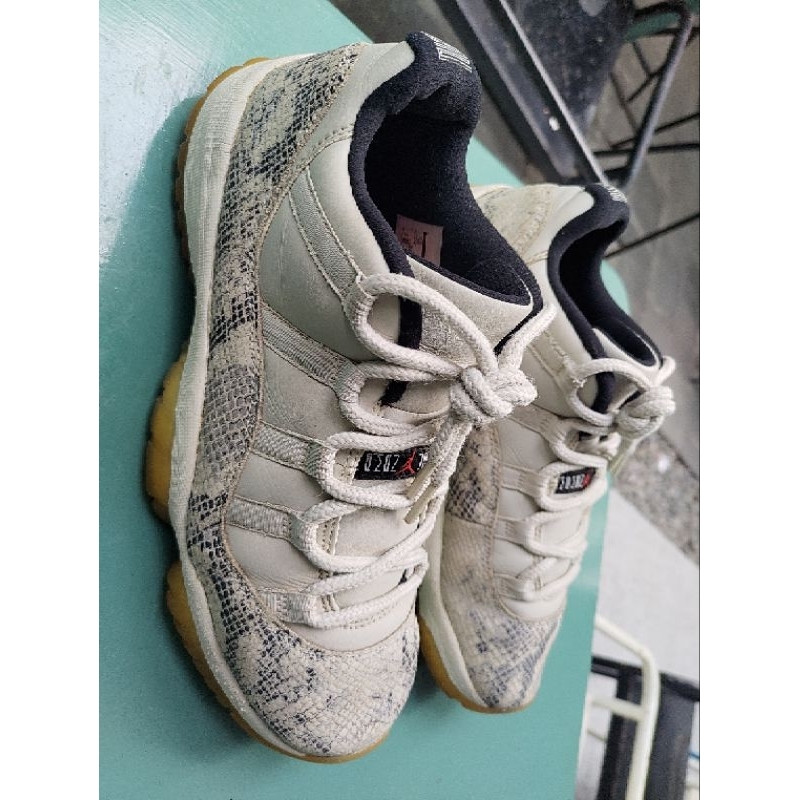 Sepatu Nike Air Jordan 11 Retro Snake Skin, size 44