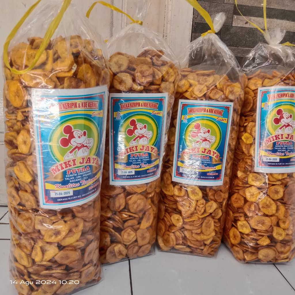 

1KG KERIPIK PISANG MANIS / KERIPIK PISANG MADU / PISANG MANIS KERING KILOAN