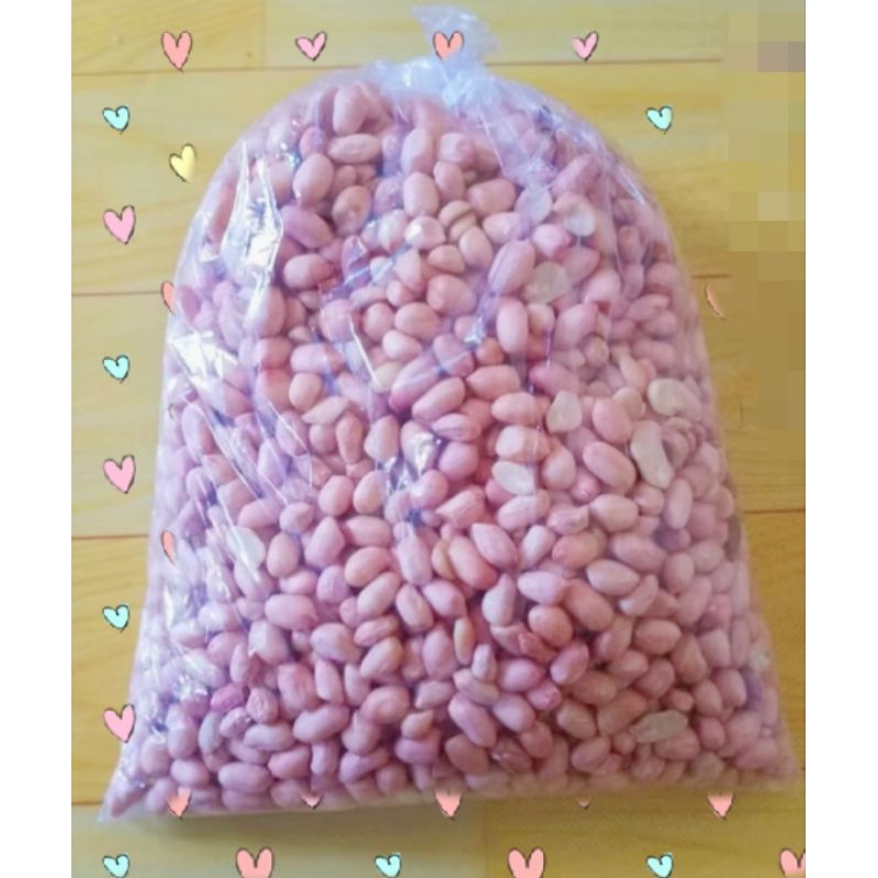 

kacang tanah kupas mentah kemasan 1 kg