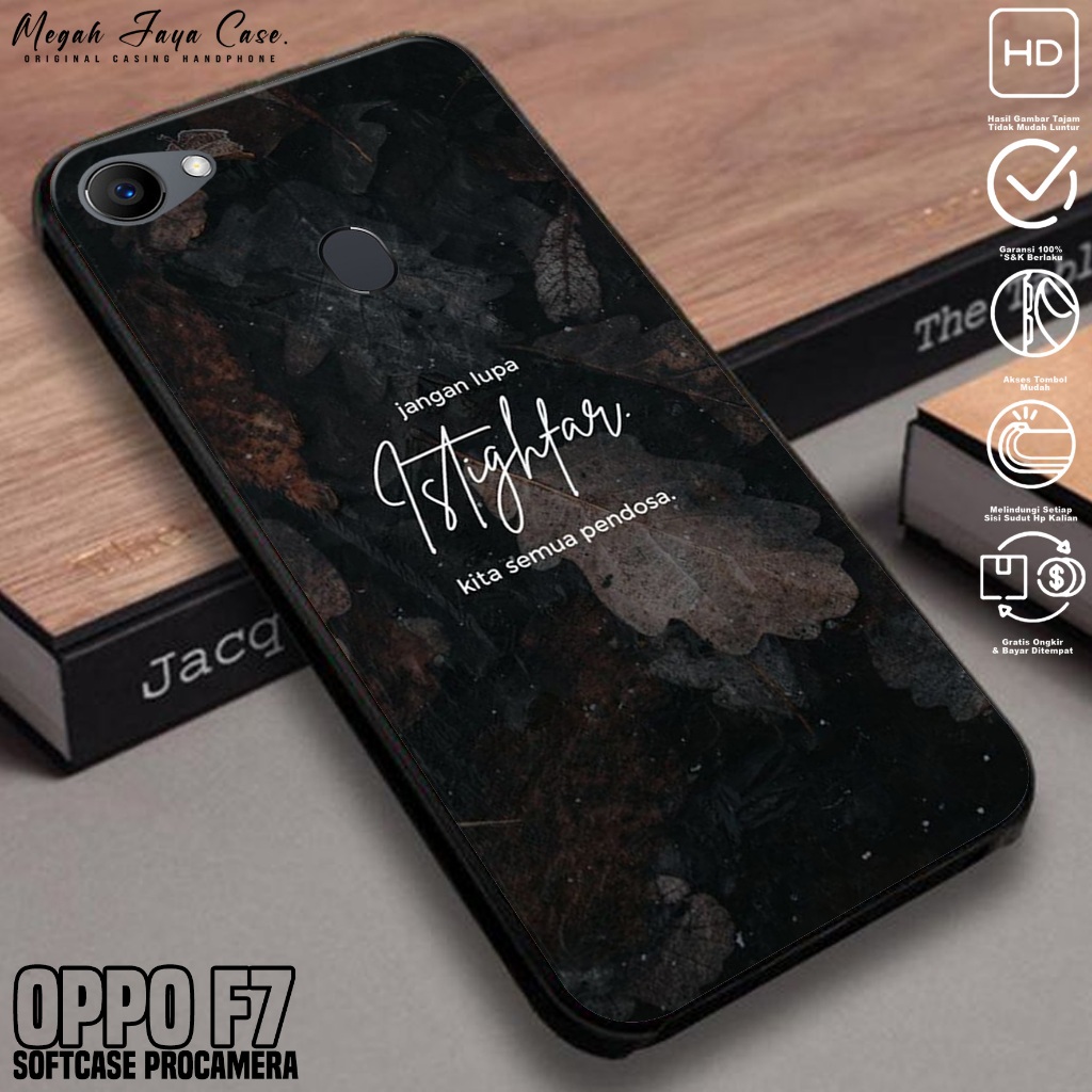 Case OPPO F7 - Softcase Hp OPPO F7 Motif QUOTES - Casing Hp Oppo F7 -  Silikon Hp Oppo F7 - Kondom H