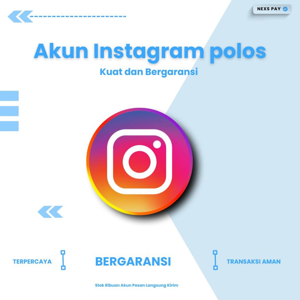 Jual Akun Instagram Polos Berprofile Akun Ig kuat | AKUN IG Bergaransi