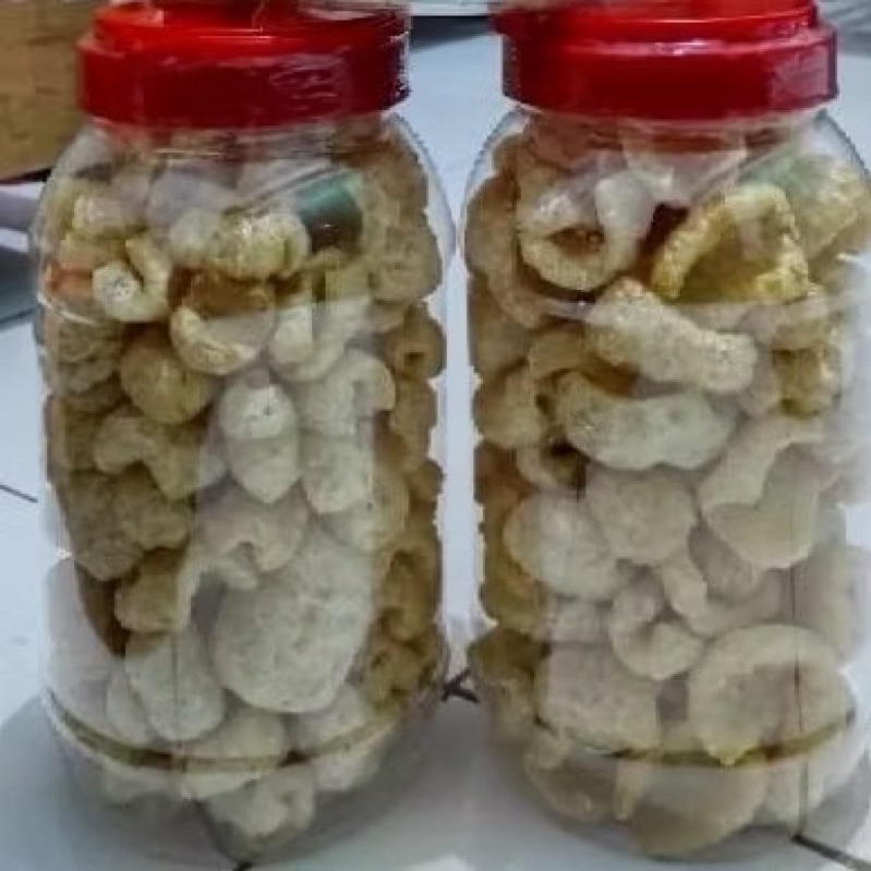

KERUPUK BABI UKURAN 1,7 LITER / 2 LITER / 3 LITER / 4 LITER / KERUBI / KERUPUK BABI ASIN GURIH /