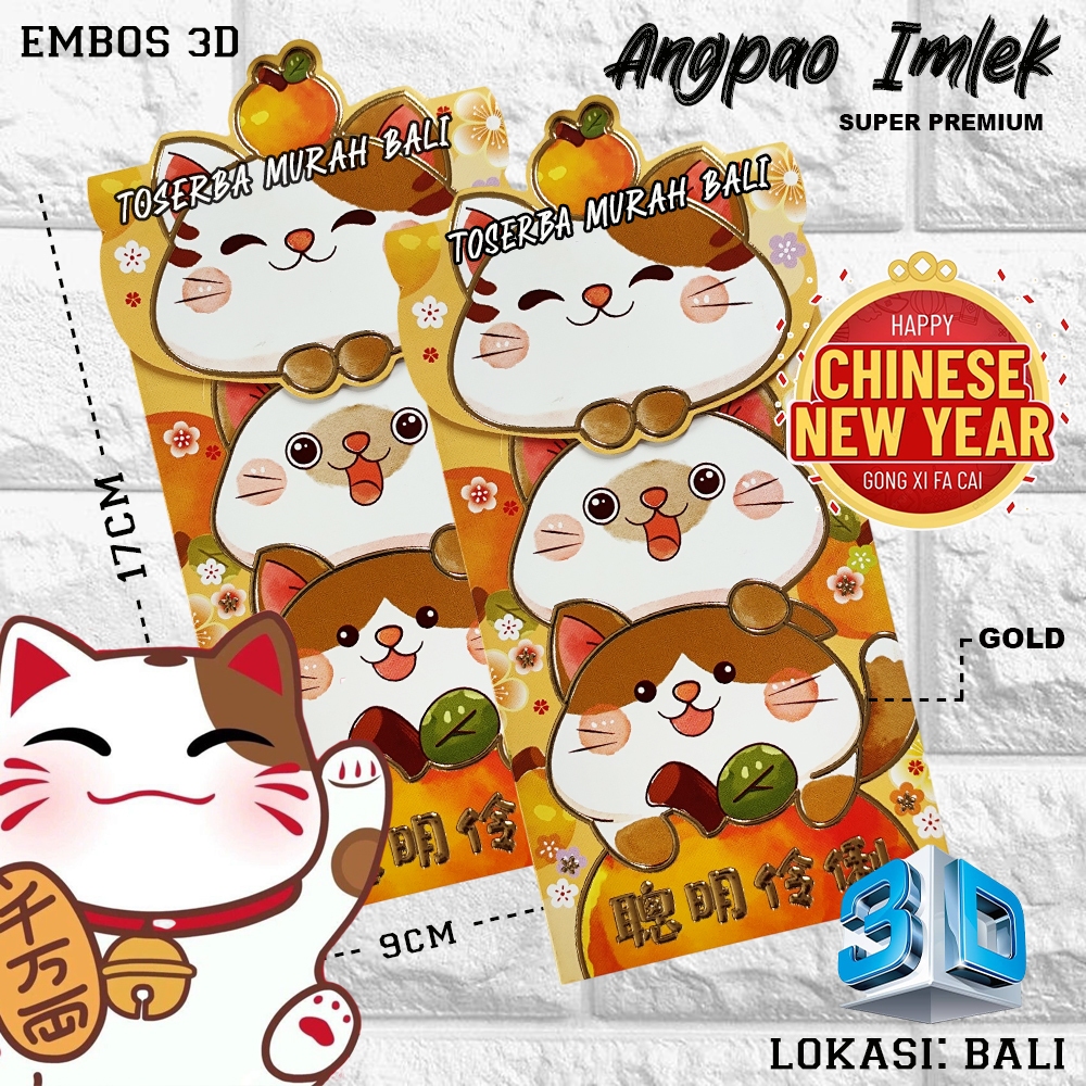 

KERTAS ANGPAO IMLEK LUCKY CAT 2 SUPER PREMIUM