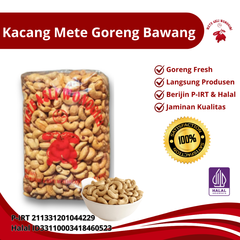 

Kacang Mete Goreng Wonogiri Fresh