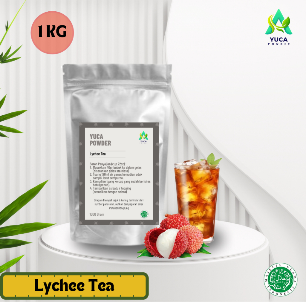 

Bubuk Minuman Rasa LYCHEE TEA 1Kg - Powder Drink Mix Lychee Tea 1Kg