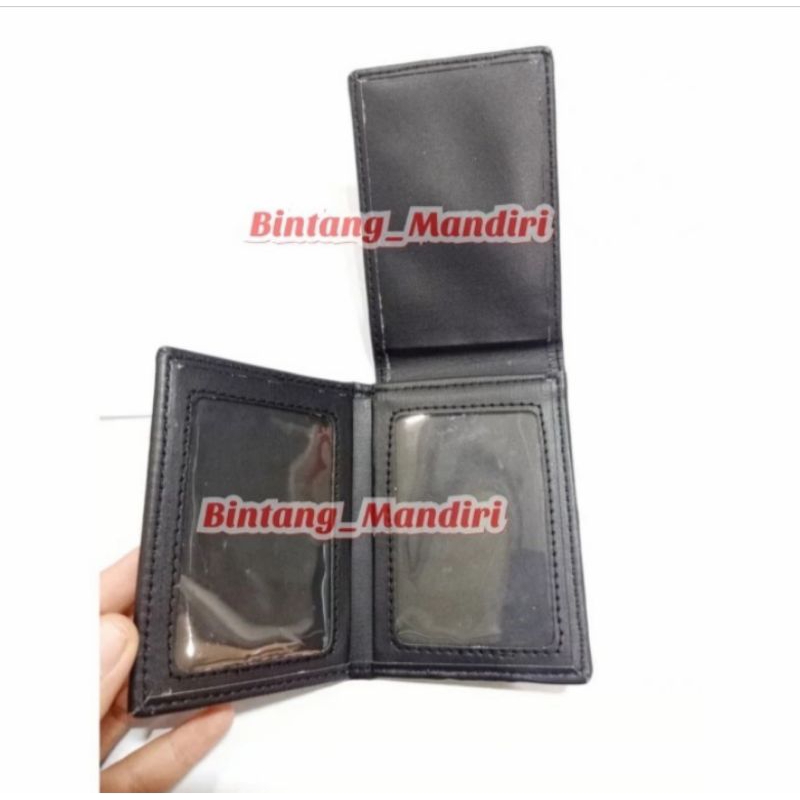 

Name Tag Id Card Lipat Tiga Doff Glossy Kulit PREMIUM