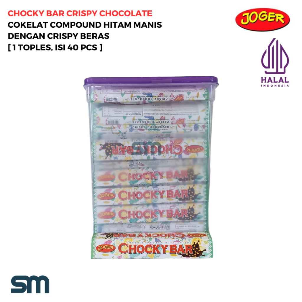 

JOGER CHOCKY BAR CRISPY CHOCOLATE [1 TOPLES, ISI 40 PCS]