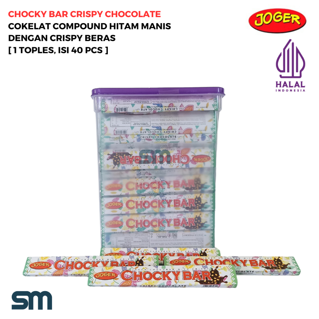 

JOGER CHOCKY BAR CRISPY CHOCOLATE [1 TOPLES, ISI 40 PCS]