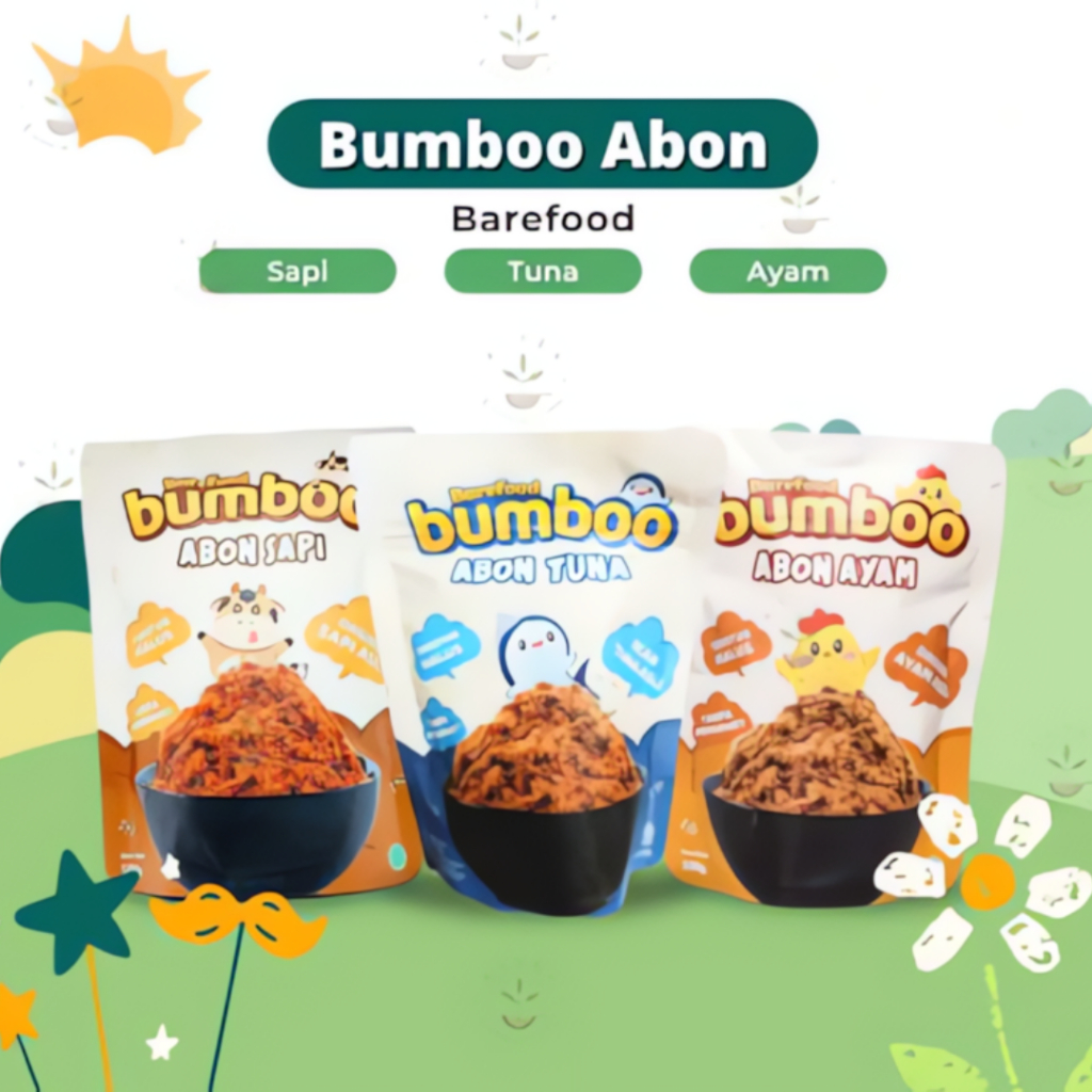 

Bumboo Abon Asli Kaldu & Abon Anak MPASI No MSG Tanpa Gula