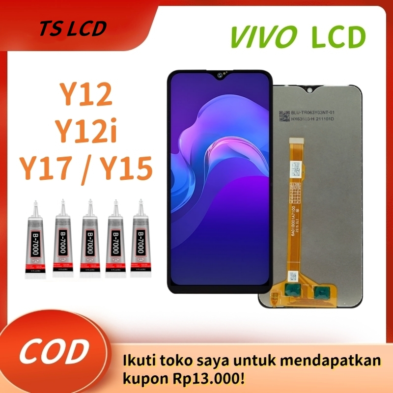 【Original】Lcd hp VIVO Y12 / Y12i / Y15 / Y17 / Y11 / Y3 / Y3S Original 100% Touchscreen Murah Icd vi