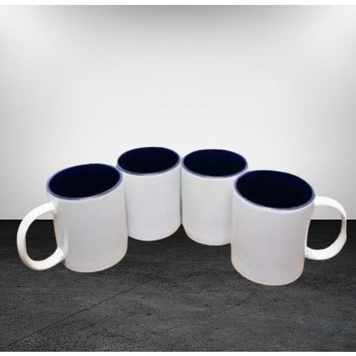 Mug Polos Warna Coating Siap Cetak ( import )