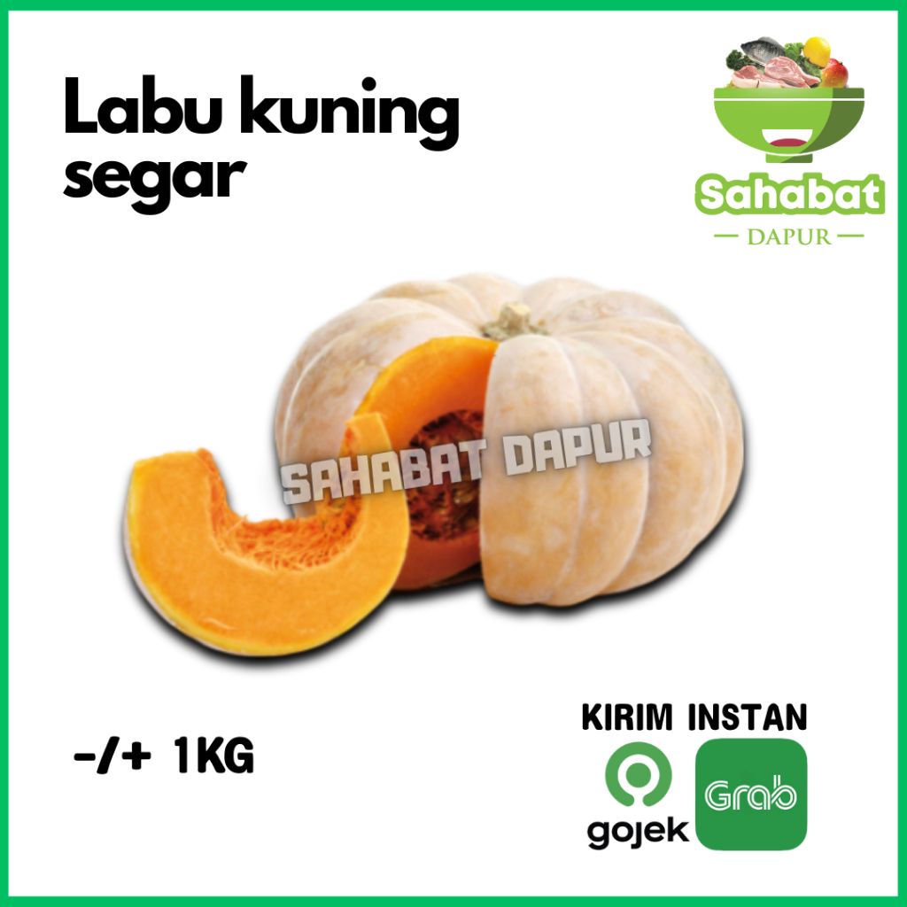 

Labu Kuning Segar 1kg - Sahabatdapur