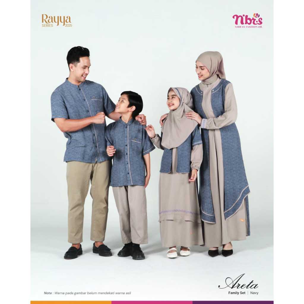 Rayya Family Set  Navy BY NIBRAS