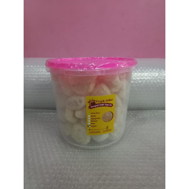 

kerupuk kulit sapi asli 5 liter