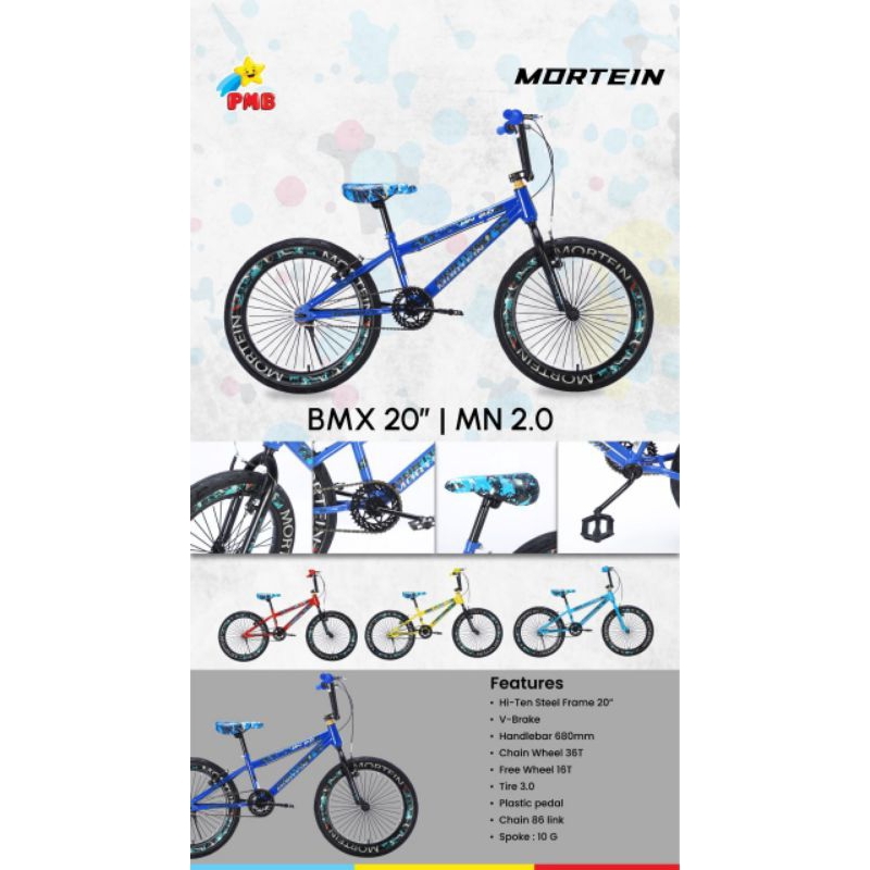 sepeda anak bmx 20 inch ban jumbo