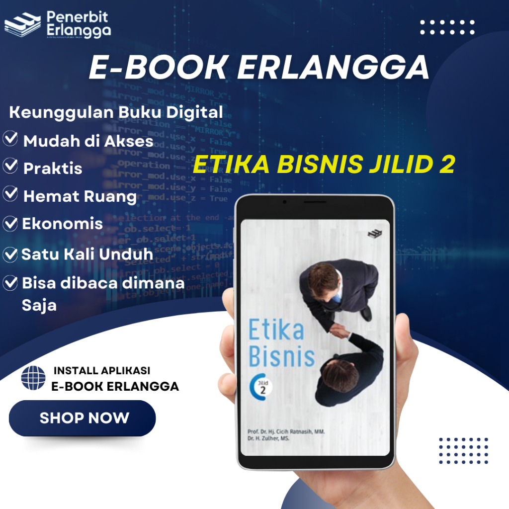 [Erlangga Official] Buku Digital: Etika Bisnis Jilid 2 6 bulan E-book Erlangga