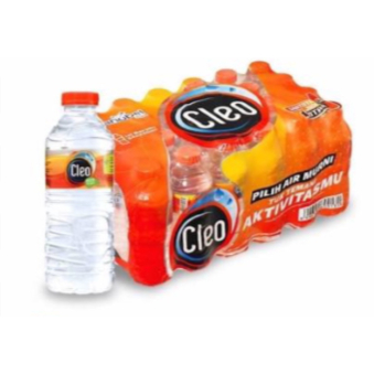 

Air Mineral Cleo Botol 220ml x 24pcs / Dus