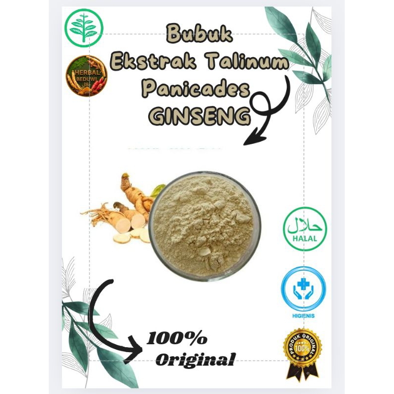 Bubuk / Serbuk Ginseng || 250 Gram || 100% Alami