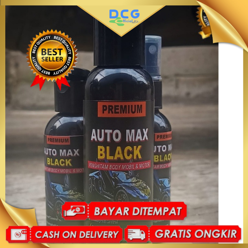 Penghitam body motor permanen PREMIUM AUTO MAX BLACK