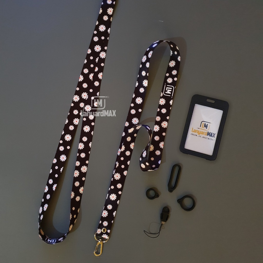 

Lanyard Max Motif Flowers 2cm