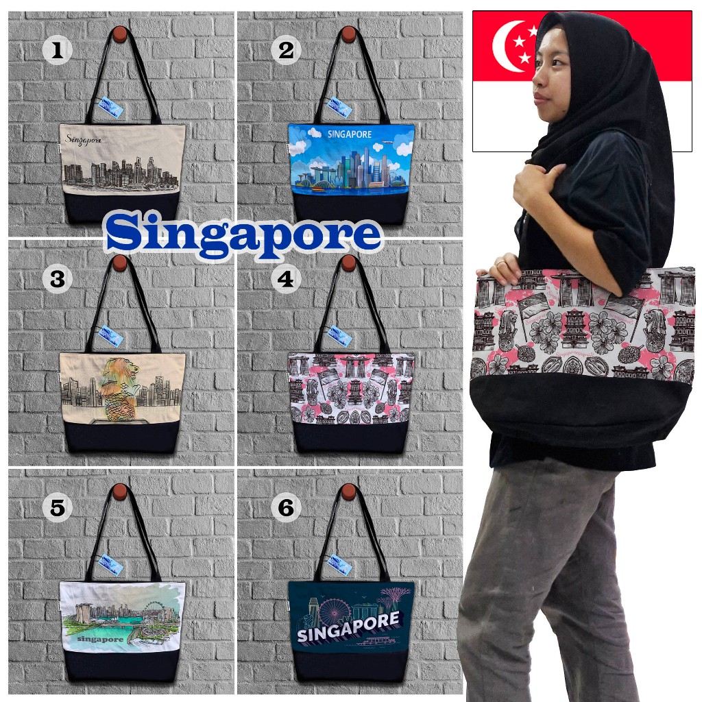 TAS SINGAPORE/ TAS OLEH OLEH NEGARA SINGAPORE
