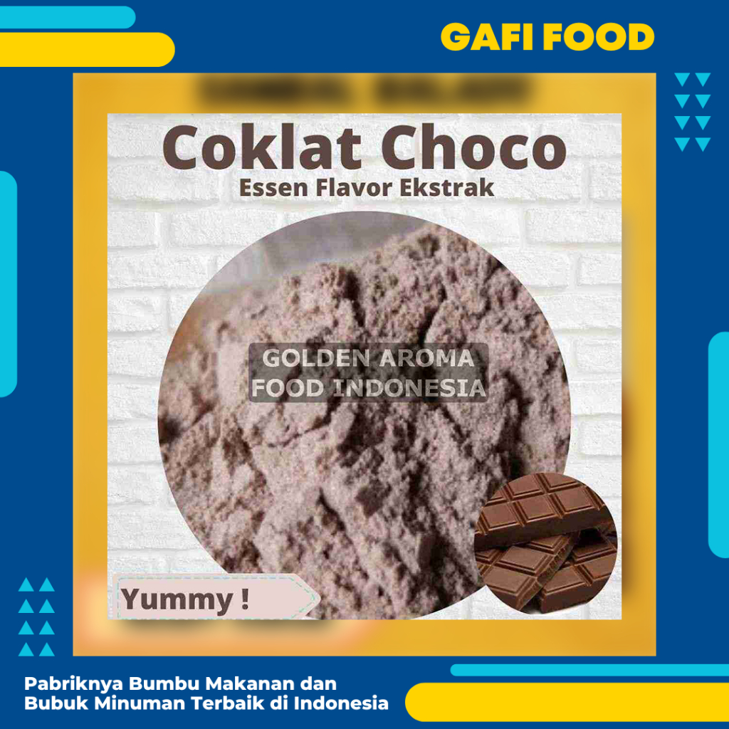 

Bubuk Coklat Choco Pure 1/2 Kg Pure Efe Flavor Essen Ekstrak HALAL FOOD GRADE NO GULA NO CREAMER