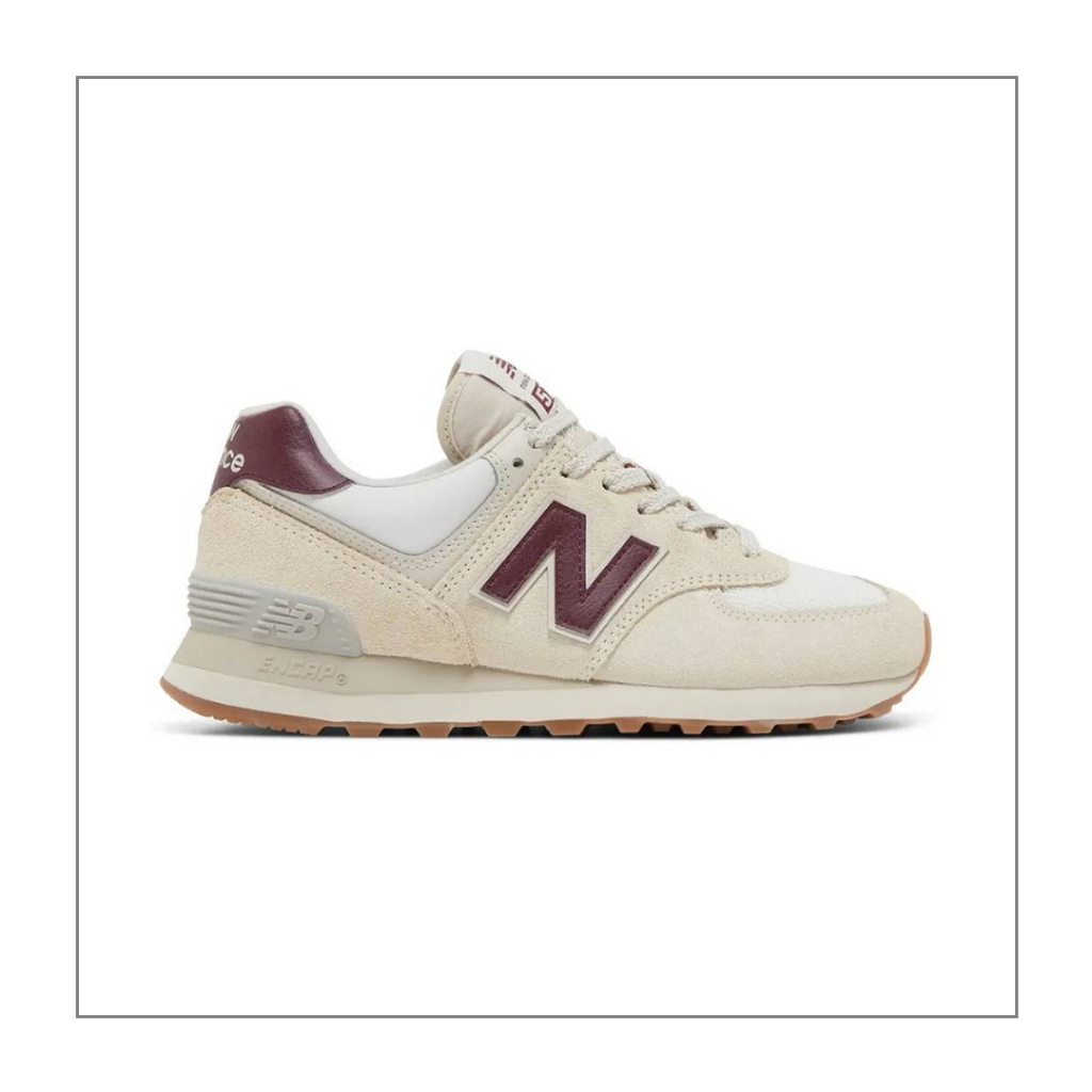 New Balance Wmns 574v2 Moonbeam Burgundy