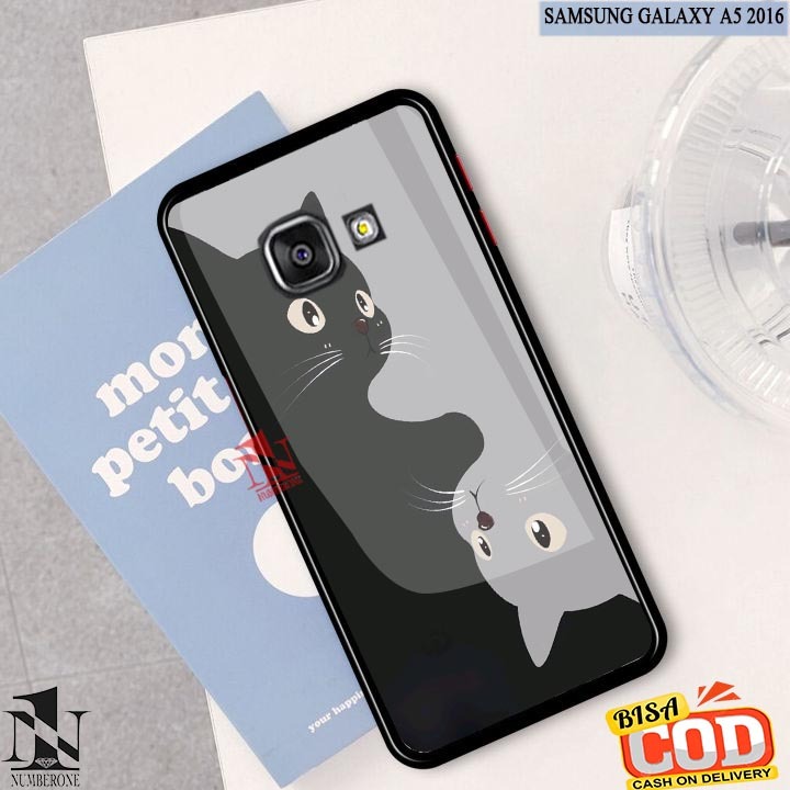 Case Samsung Galaxy A5 2016 [kucing] Aneka casing, case, kondom hp, custom case, case aesthetic case