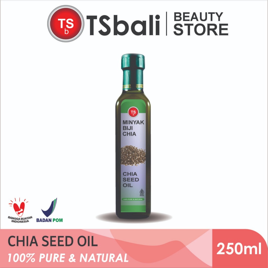 

Chia Seed Oil Minyak Biji Chia 250ml Food Grade 100% Murni - Carrier Oil