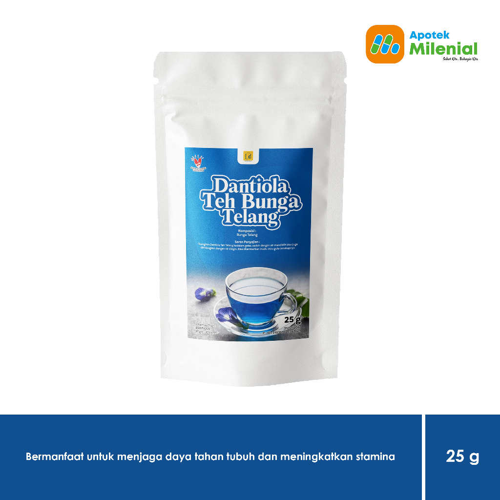 

Teh Bunga Telang Dantiola isi 25 Gram / Bermanfaat Untuk Menjaga Kesehatan dan Daya Tahan Tubuh