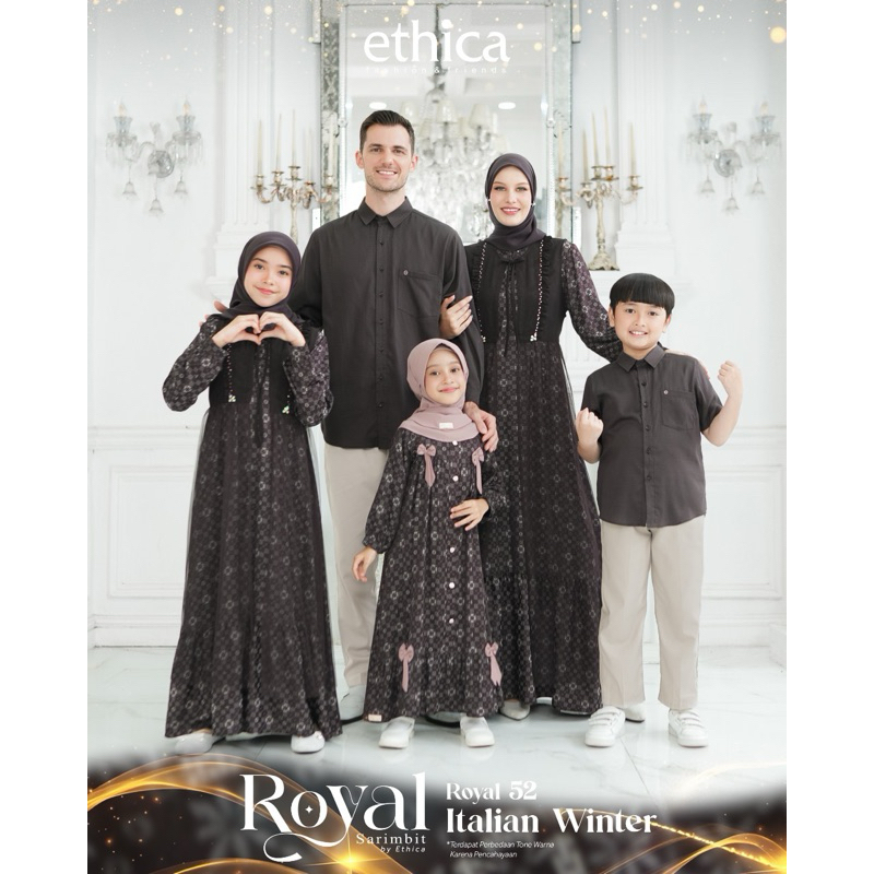 (Terbatas) Sarimbit Ethica Terbaru 2025 / Sarimbit Ethica Royal 52 italian winter