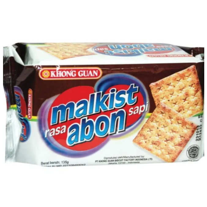 

Khong Guan Malkist Abon Sapi 135gr