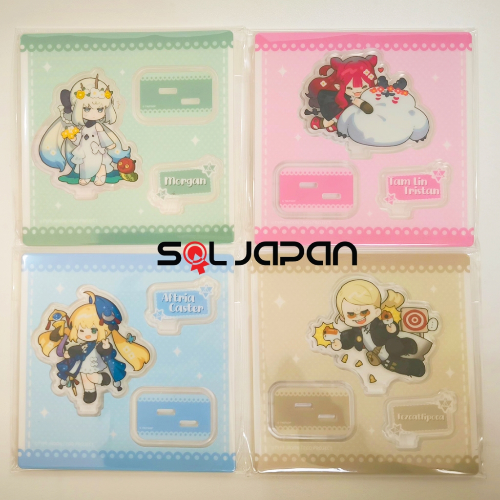 Fate Grand Order FGO Fes 2024 Shanghai CN Q Chibi Acrylic Stand Caster Artoria Arthuria Morgan Baobh
