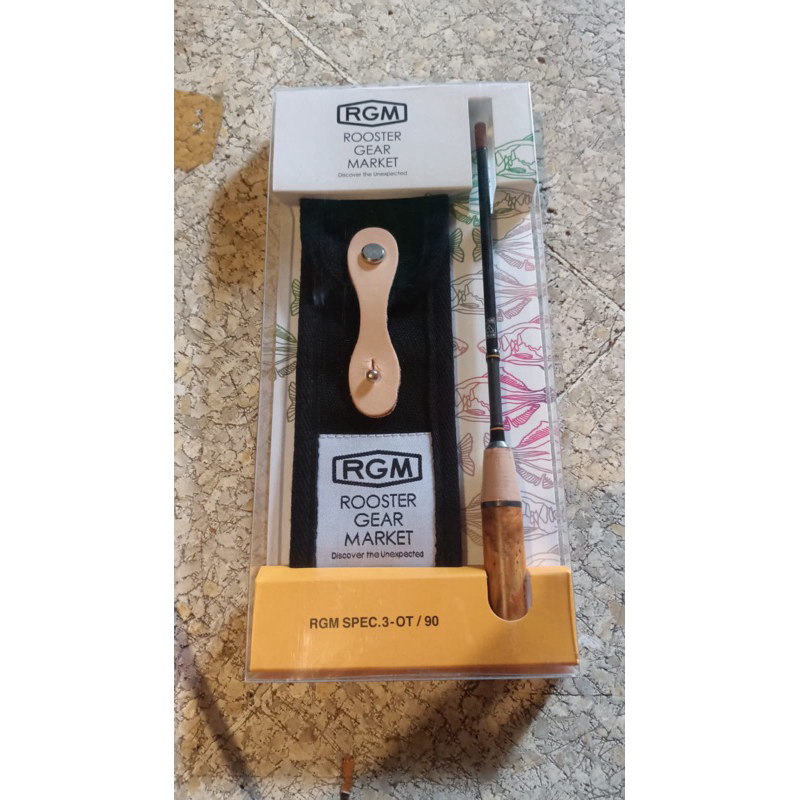 RGM Rooster Gear Market Spec. 3-OT/90 Joran Tegek Tanago Premium Class 100 % Carbon 90cm Black