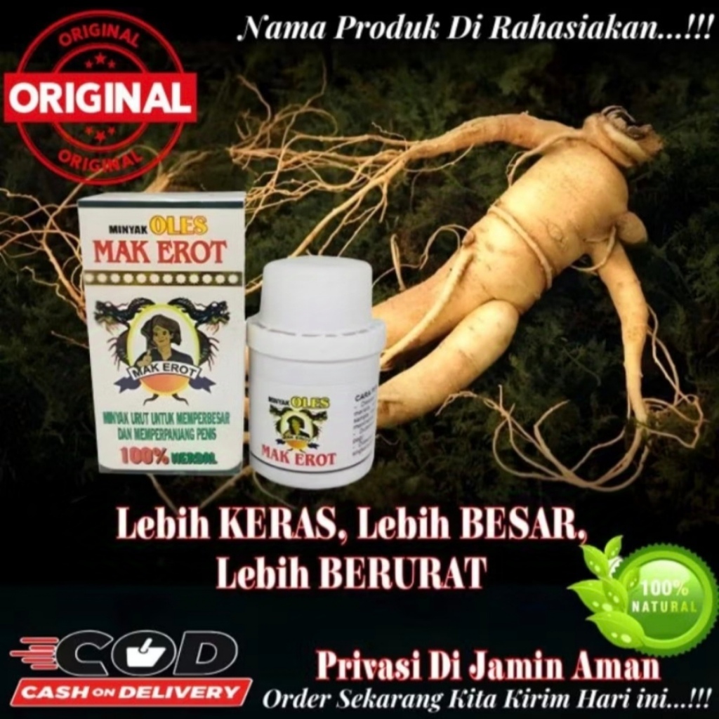 MINYAK MAK EROR ORIGINAL 100% ASLI OBAT PEMBESAR KELAMIN OBAT PEMBESAR PENIS OBAT KUAT TAHAN LAMA