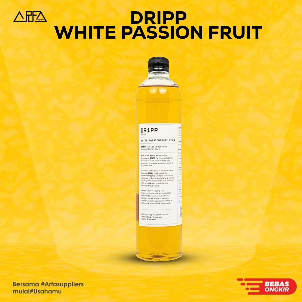 

Dripp Sirup White Passion Fruit